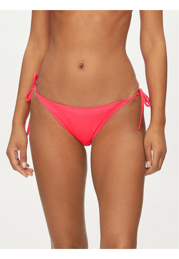 Guess Dół od bikini E4GO00 MC044 Różowy. Kolor: różowy. Materiał: syntetyk