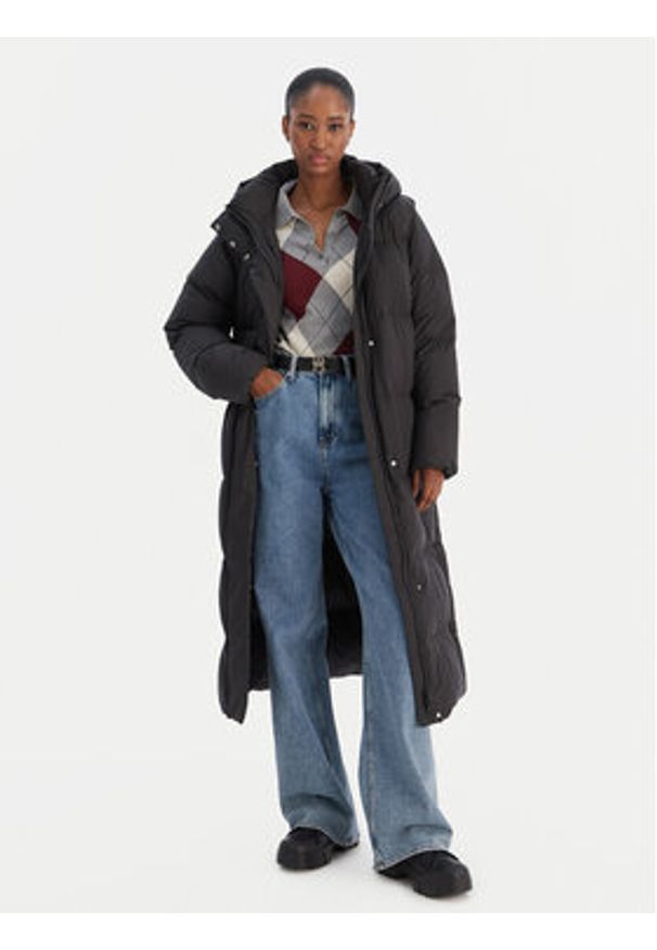 TOMMY HILFIGER - Tommy Hilfiger Kurtka puchowa Modern WW0WW46536 Czarny Regular Fit. Kolor: czarny. Materiał: syntetyk