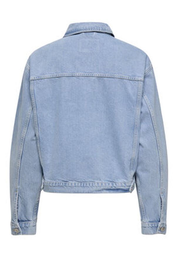 only - ONLY Kurtka jeansowa Harper 15363548 Niebieski Regular Fit. Kolor: niebieski. Materiał: bawełna