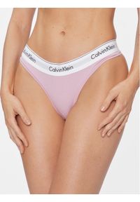 Calvin Klein Underwear Stringi 0000F3786E Różowy. Kolor: różowy. Materiał: bawełna
