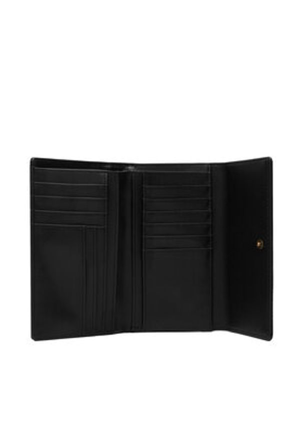 Just Cavalli Portfel 80RA5PA5 ZSA89 Czarny. Kolor: czarny. Materiał: skóra