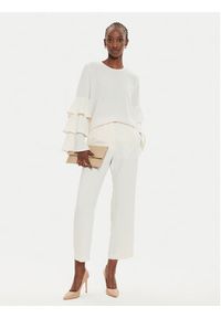 Liu Jo Bluzka WF4481 T0347 Écru Regular Fit. Materiał: syntetyk #4