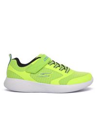 skechers - Buty do chodzenia dla dzieci Skechers Lmbk Go Run. Kolor: zielony. Materiał: materiał, syntetyk. Szerokość cholewki: normalna. Sport: turystyka piesza, bieganie