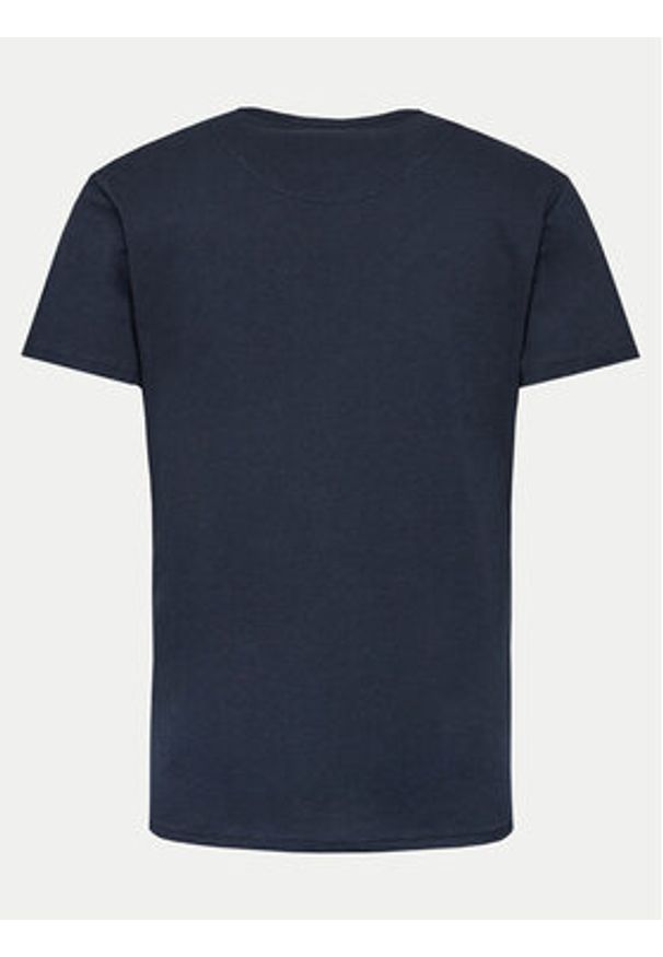INDICODE T-Shirt Bosse 41-001 Granatowy Regular Fit. Kolor: niebieski. Materiał: bawełna