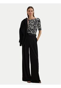 Lauren Ralph Lauren - LAUREN RALPH LAUREN Bluzka 200963940001 Czarny Slim Fit. Kolor: czarny. Materiał: bawełna #5
