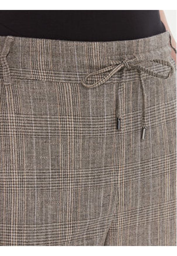 Marella Spodnie materiałowe Elodia 2523136071 Szary Regular Fit. Kolor: szary. Materiał: wiskoza