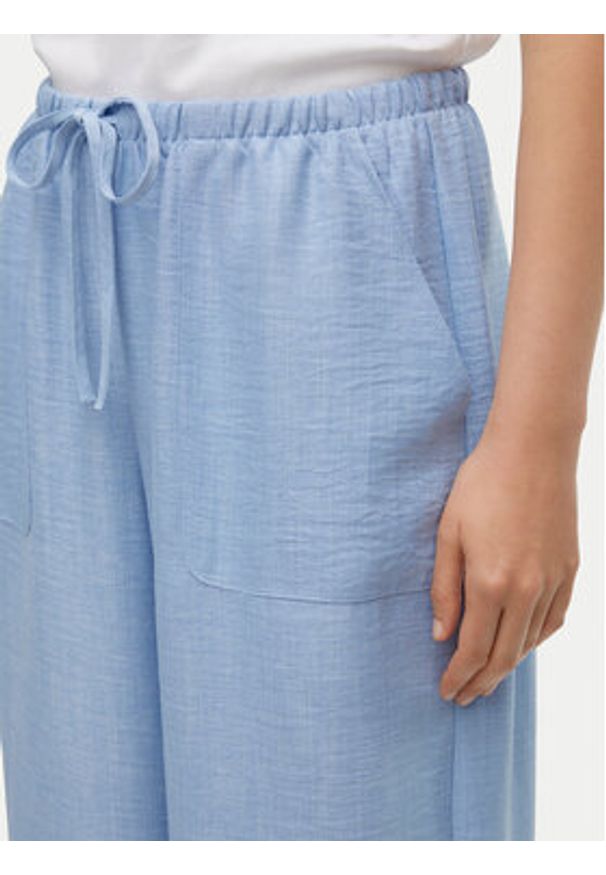 Vero Moda Spodnie materiałowe Melaney 10316385 Niebieski Loose Fit. Kolor: niebieski. Materiał: syntetyk