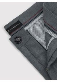 Pako Lorente - PAKO LORENTE – Szare spodnie męskie. Kolor: szary. Materiał: poliester, elastan, tkanina, wiskoza, włókno, syntetyk. Długość: długie. Wzór: gładki. Sezon: lato #7