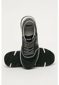 Blauer - Buty. Nosek buta: okrągły. Zapięcie: sznurówki. Kolor: czarny. Materiał: materiał, syntetyk, skóra, guma, zamsz. Szerokość cholewki: normalna #4
