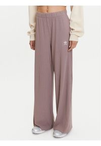 Adidas - adidas Spodnie dzianinowe Essentials JD0768 Beżowy Wide Leg. Kolor: beżowy. Materiał: wiskoza