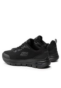 skechers - Skechers Sneakersy Arch Fit Sr 108019EC/BLK Czarny. Kolor: czarny. Materiał: materiał