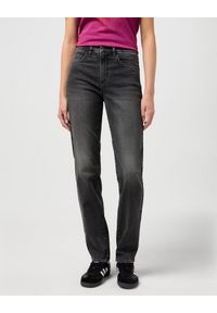 Wrangler - DAMSKIE SPODNIE WRANGLER STRAIGHT UNFORGETTABLE 112351064