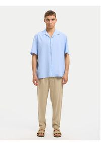 Selected Homme Chinosy 16092732 Beżowy Relaxed Fit. Kolor: beżowy. Materiał: bawełna #4