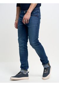 Big-Star - Spodnie jeans męskie dopasowane Ronan 632. Kolor: niebieski. Styl: klasyczny, elegancki, sportowy #6