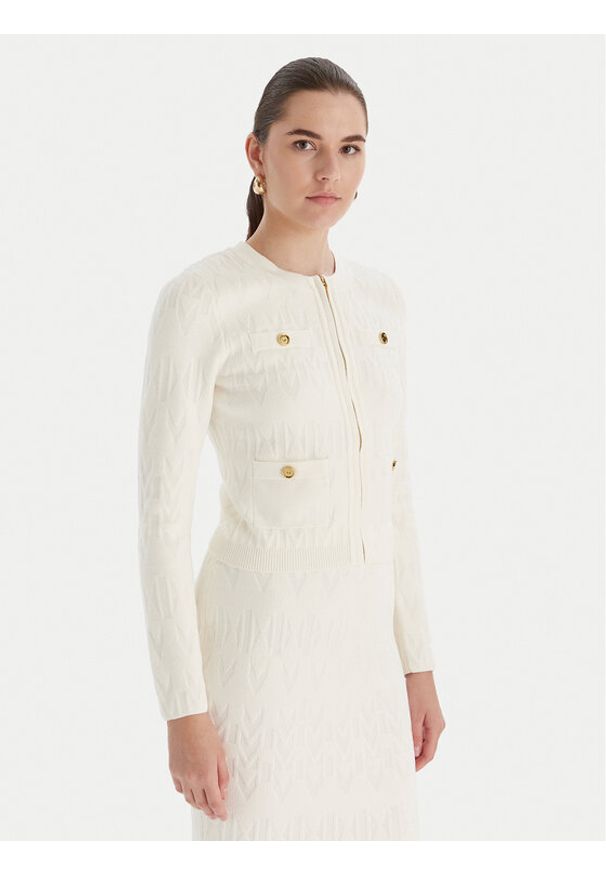 Marciano Guess Kardigan 5BGR06 5661Z Écru Regular Fit. Materiał: syntetyk