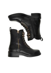 DeeZee Trzewiki HX24022-1 Czarny. Kolor: czarny. Materiał: materiał #4