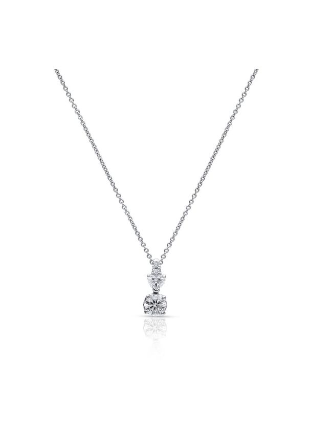 W.KRUK Naszyjnik - złoto 750, Brylant 0,43ct - ZIE/NB+64B. Materiał: złote. Kolor: złoty. Wzór: aplikacja. Kamień szlachetny: brylant
