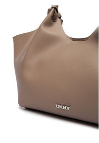 DKNY Torebka R42BAE49 Beżowy. Kolor: beżowy. Materiał: skórzane #5