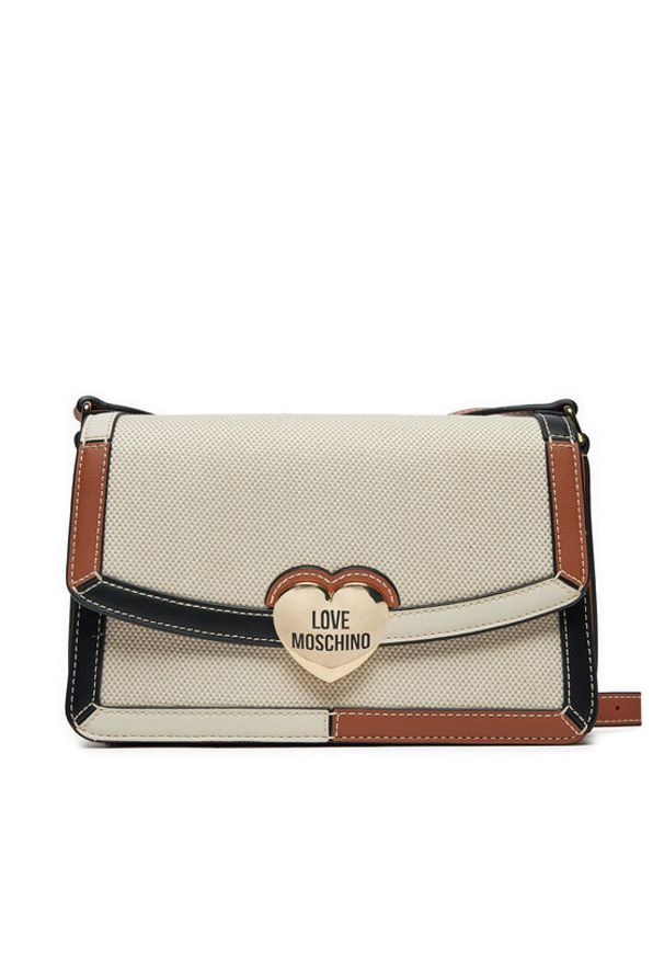 Love Moschino - LOVE MOSCHINO Torebka JC4043PP1ILH110A Beżowy. Kolor: beżowy