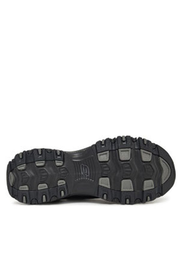 skechers - Skechers Sneakersy D'Lites 11949 Czarny. Kolor: czarny. Materiał: nubuk, skóra