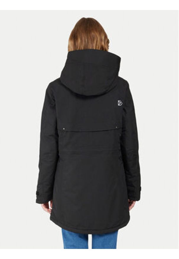 Didriksons Parka Frida 505777 Czarny Regular Fit. Kolor: czarny. Materiał: syntetyk