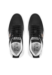 Versace Jeans Couture Sneakersy 80VA3SU8 ZPB80 899 Czarny. Kolor: czarny. Materiał: skóra #5