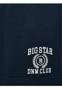 Big-Star - Szorty damskie dresowe granatowe Miraya 403. Okazja: na co dzień. Kolor: niebieski. Materiał: dresówka. Wzór: gładki, ze splotem, haft. Styl: sportowy, elegancki, casual #5