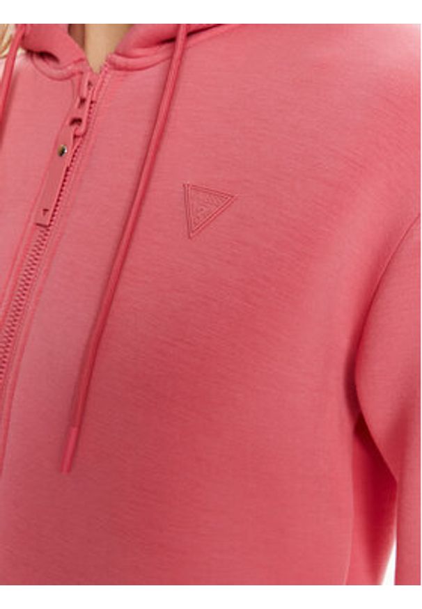 Guess Bluza V3RQ11 K7UW2 Różowy Regular Fit. Kolor: różowy. Materiał: wiskoza