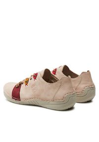 Rieker Sneakersy 52510-31 Różowy. Kolor: różowy #6