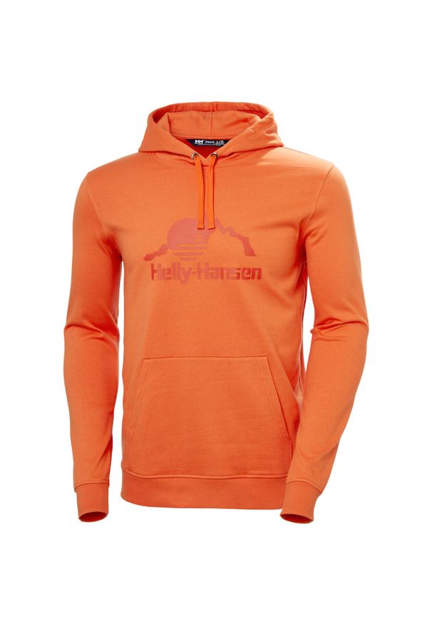Bluza Helly Hansen Nord Graphic. Typ kołnierza: kaptur. Kolor: pomarańczowy. Sport: wspinaczka