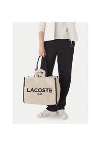 Torebka Lacoste. Kolor: kremowy #1