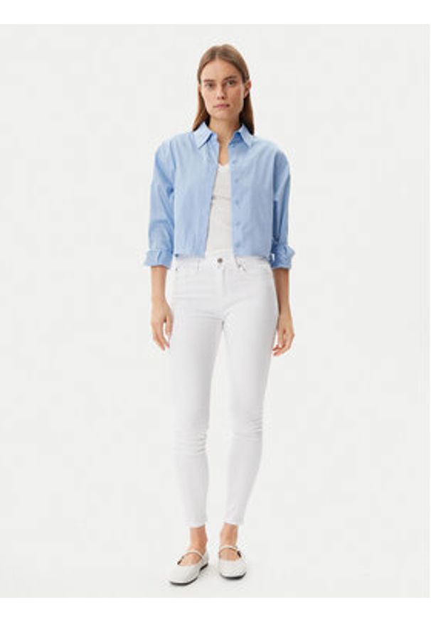TOMMY HILFIGER - Tommy Hilfiger Jeansy Como WW0WW44361 Biały Slim Fit. Kolor: biały