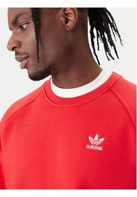 Adidas - adidas Bluza Trefoil Essentials KC8983 Czerwony Regular Fit. Kolor: czerwony. Materiał: bawełna, syntetyk #3