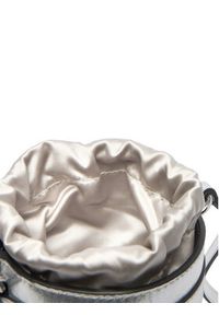 Pinko - PINKO Torebka Mini Bucket Manico 25-26 PLTT 105910 Srebrny. Kolor: srebrny. Materiał: skórzane #5