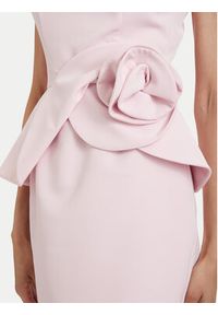ACCESS FASHION Sukienka koktajlowa 63-3004-135 Różowy jasny Regular Fit. Kolor: różowy. Materiał: syntetyk. Styl: wizytowy #2