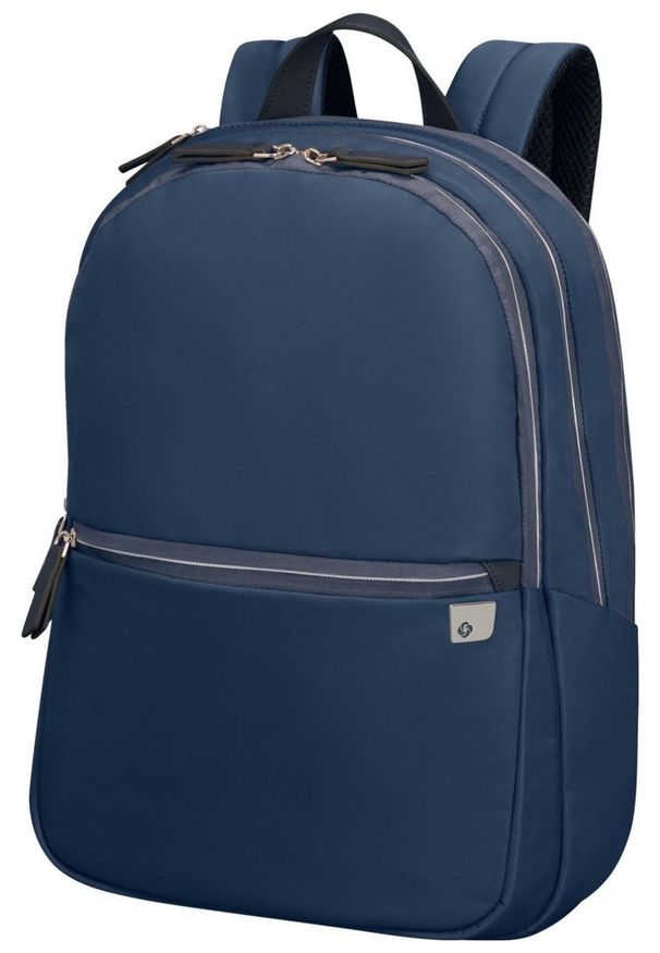 Samsonite Eco Wave 15.6'' granatowy. Kolor: niebieski. Styl: biznesowy