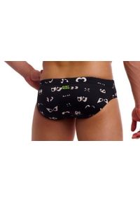 FUNKY TRUNKS - Kąpielówki męskie Funky Trunks Eye Spy - slipy. Kolor: czarny. Materiał: poliester #2