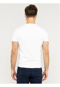 Polo Ralph Lauren T-Shirt 710740727 Biały Custom Slim Fit. Typ kołnierza: polo. Kolor: biały. Materiał: bawełna #4