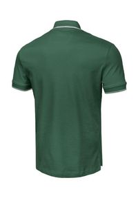 PITBULL - Koszulka męska Pitbull Polo Pique Stripes Regular. Typ kołnierza: polo. Kolor: zielony. Materiał: bawełna. Styl: klasyczny #2