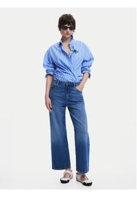 Desigual Koszula Dont Do It 25SWCW16 Niebieski Loose Fit. Kolor: niebieski. Materiał: bawełna #3