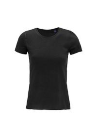 SOL'S - Koszulka damska Sol's Leonard. Kolor: czarny. Materiał: bawełna #1