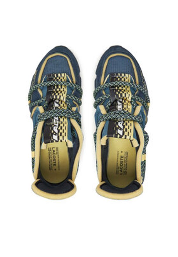 Lacoste Sneakersy 7-49SMA0012 Niebieski. Kolor: niebieski. Materiał: skóra