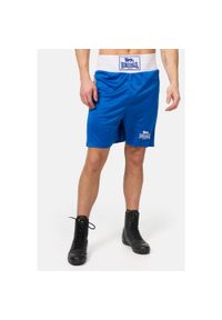 Amatorskie spodenki bokserskie Lonsdale Trunk. Kolor: niebieski. Sport: fitness #1