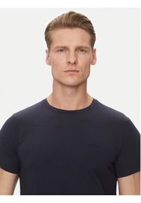 Calvin Klein T-Shirt K10K112724 Granatowy Slim Fit. Kolor: niebieski. Materiał: bawełna #5