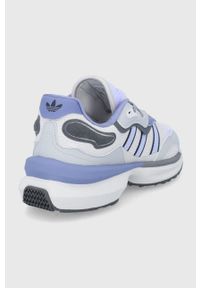 adidas Originals Buty GX0423 kolor szary. Nosek buta: okrągły. Zapięcie: sznurówki. Kolor: szary. Materiał: guma