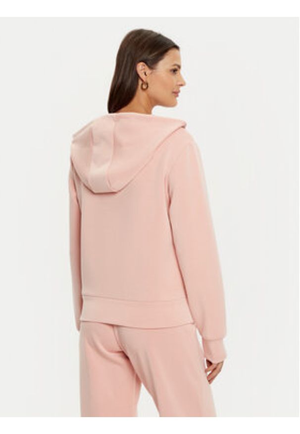 Guess Bluza V4YQ06 KCAY2 Różowy Regular Fit. Kolor: różowy. Materiał: syntetyk