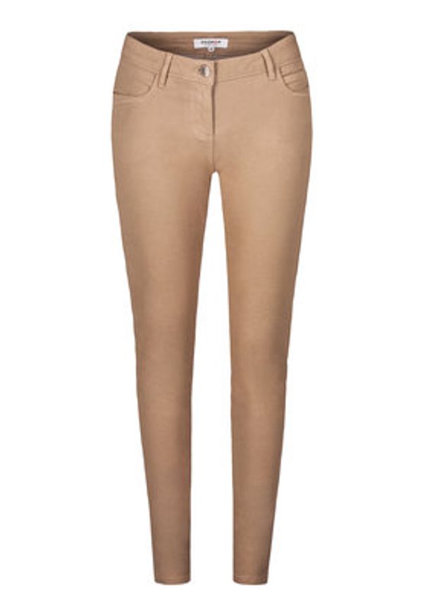 Morgan Jeansy 211-PETRA1 Brązowy Skinny Fit. Kolor: brązowy