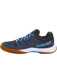 Buty do badmintona męskie Babolat Shadow Team 2 Men. Kolor: biały, czarny, wielokolorowy, niebieski, szary