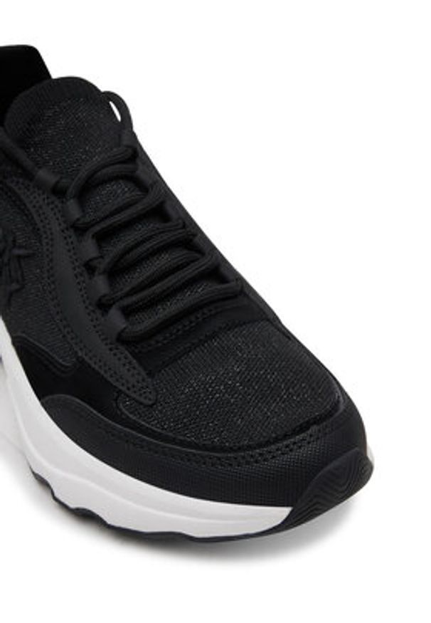 DKNY Sneakersy K1529431 Czarny. Kolor: czarny. Materiał: materiał