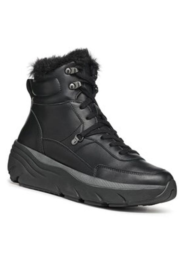 Geox Botki D Diamanta D36UFD 000LM C9999 Czarny. Kolor: czarny. Materiał: skóra